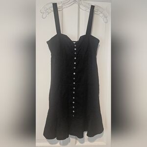 Olivaceous Elegant Black Knit Top